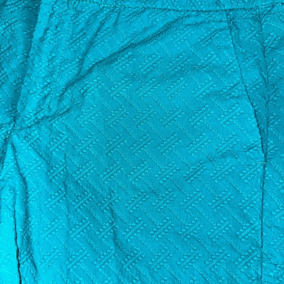 Banana Republic Women’s Shorts Size 4 Hampton Fit Chino Turquoise 100% Cotton - Picture 2 of 7